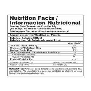 PROTEINA BIPRO CLASSIC AISLADA SUERO DE LECHE 2 LB