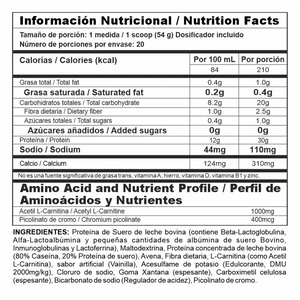 PROTEINA BI-PRO RIPPED AISLADA SUERO DE LECHE 2.4 LB
