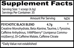 PRE ENTRENO PSYCHOTIC BLACK