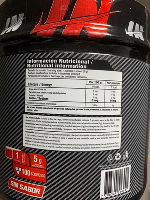 CREATINA MONOHIDRATADA IRON 500 GR PAGUE 2 LLEVE 3