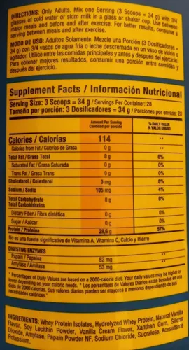 PROTEINA ISO WHEY 100% HEALTHY SPORTS 2 LBS