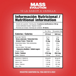 PROTEINA + CREATINA MASS EVOLUTION 10 LB