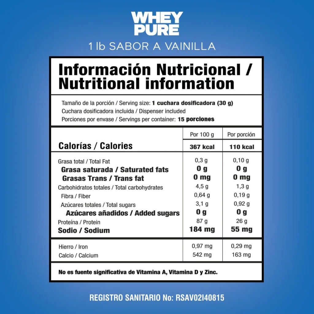 PROTEINA PURE WHEY 1 LB