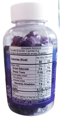 GOMITAS CITRATO DE MAGNESIO PARA DORMIR BIEN